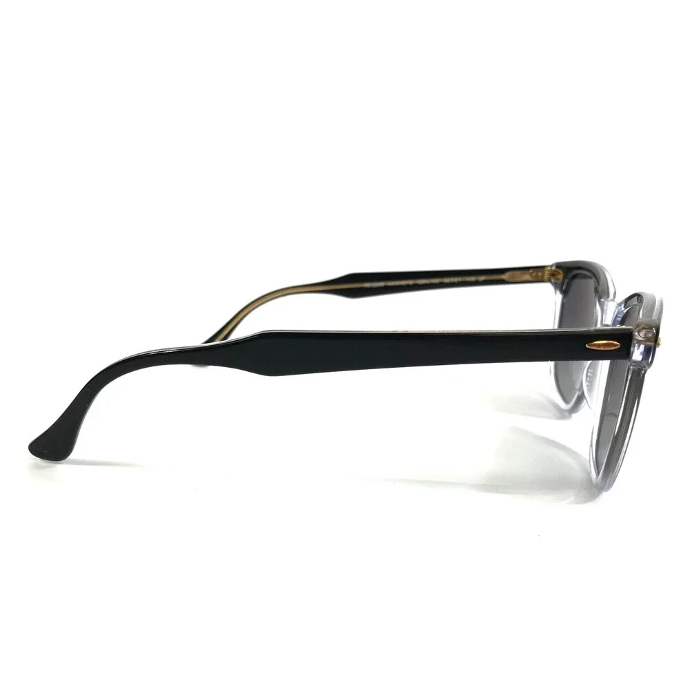 Ray-Ban Sunglasses RB2298 HAWKEYE 1294/M3 Black on Transparent w/ Grey Polarized